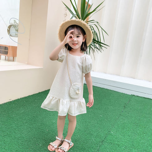Bubble sleeve dress